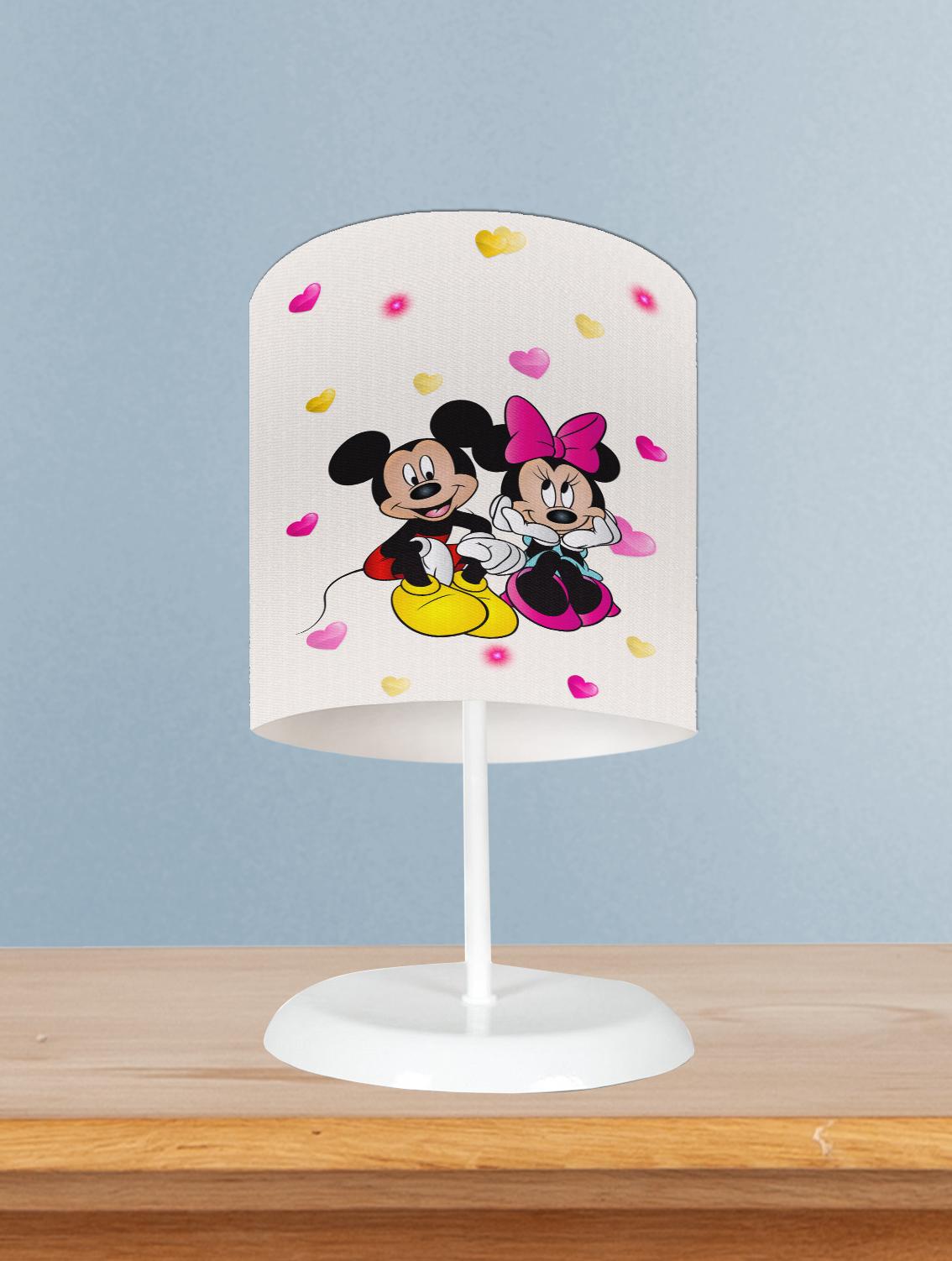 MEKTA%20HOME%20BEBEK%20VE%20ÇOCUK%20ODASI%20Mickey%20ve%20Minnie%20Mause%20Desenli%20Abajur