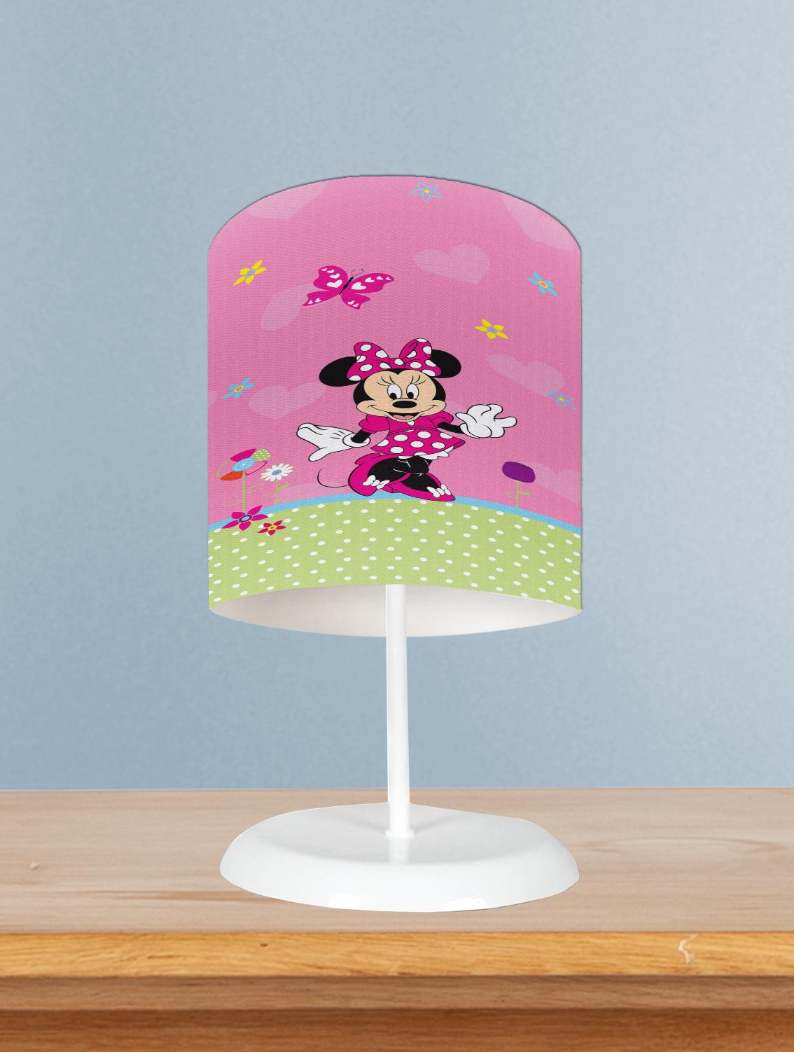 MEKTA%20HOME%20BEBEK%20VE%20ÇOCUK%20ODASI%20Minnie%20Maus%20Desenli%20Abajur