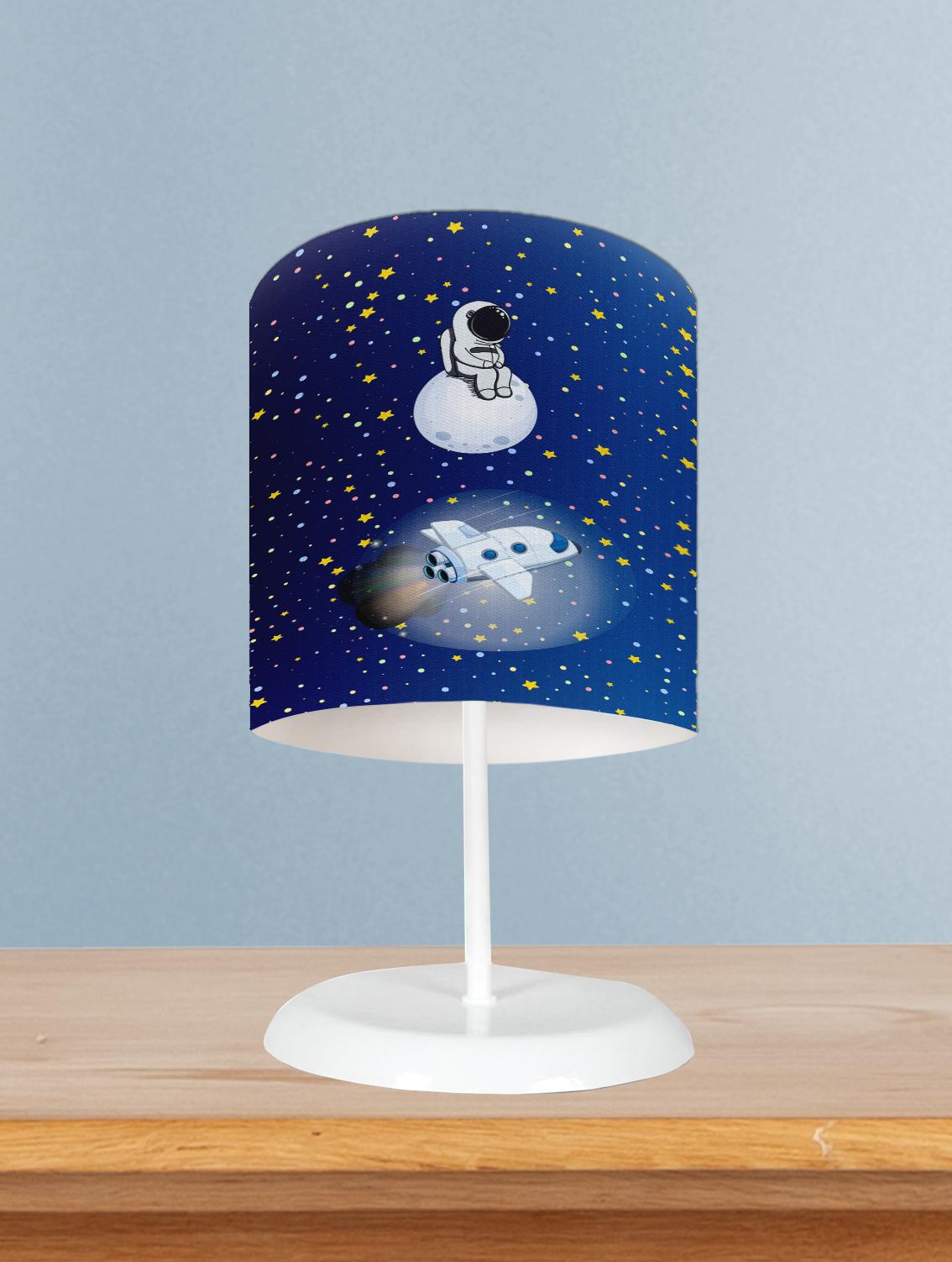 MEKTA%20HOME%20BEBEK%20VE%20ÇOCUK%20ODASI%20Astronot%20ve%20Spacex%20Desenli%20Abajur