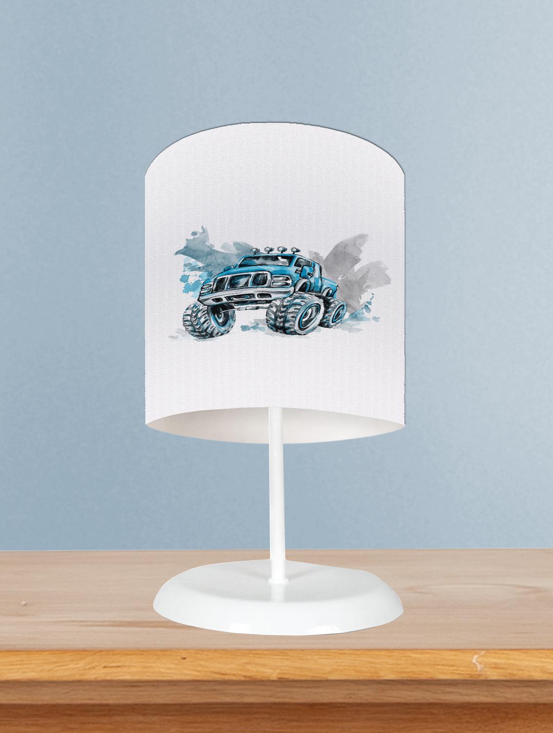 MEKTA%20HOME%20BEBEK%20VE%20ÇOCUK%20ODASI%20Jeep%20Desenli%20Abajur