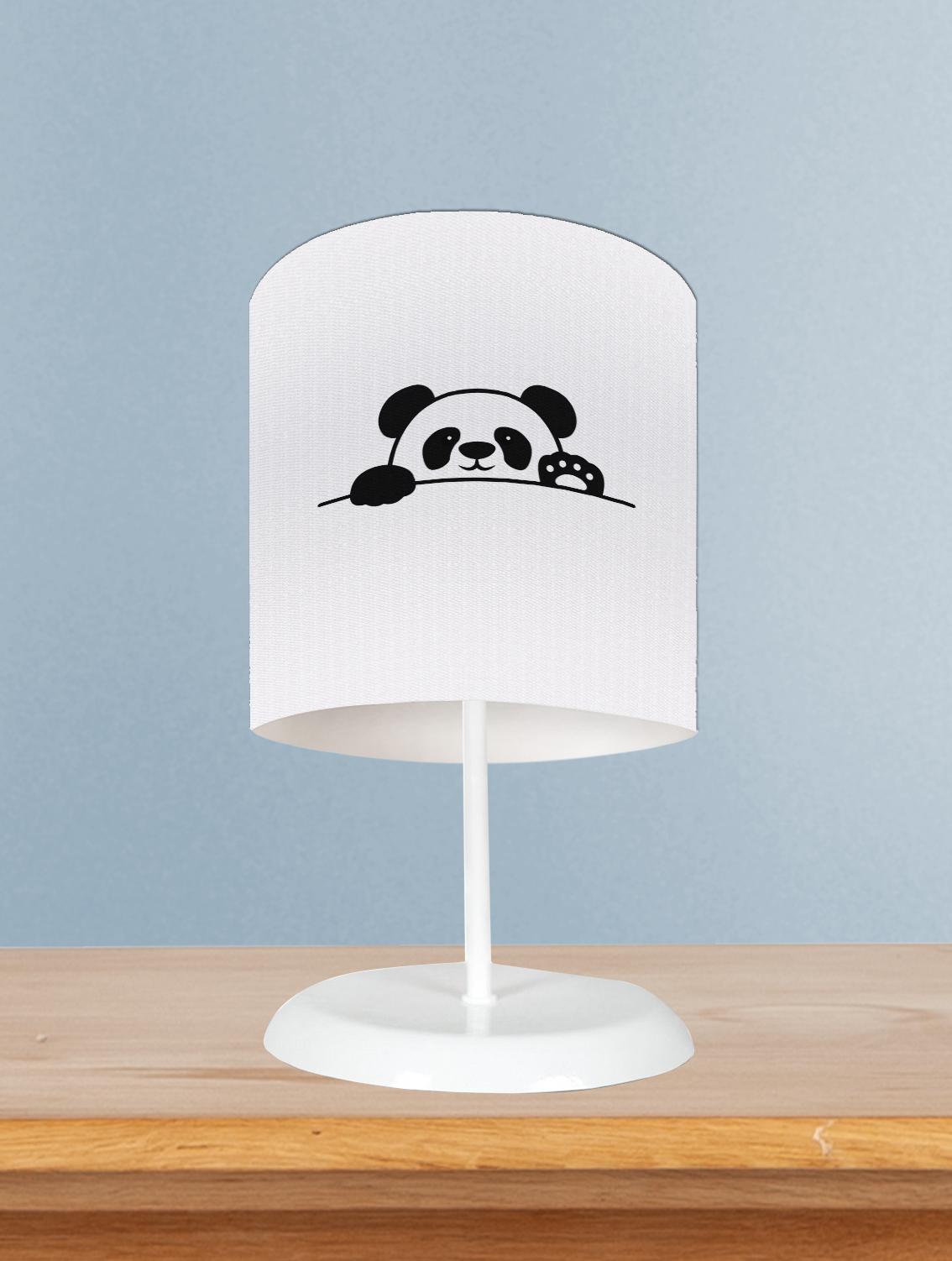 MEKTA%20HOME%20BEBEK%20VE%20ÇOCUK%20ODASI%20El%20Sallayan%20Sevimli%20Panda%20Desenli%20Abajur