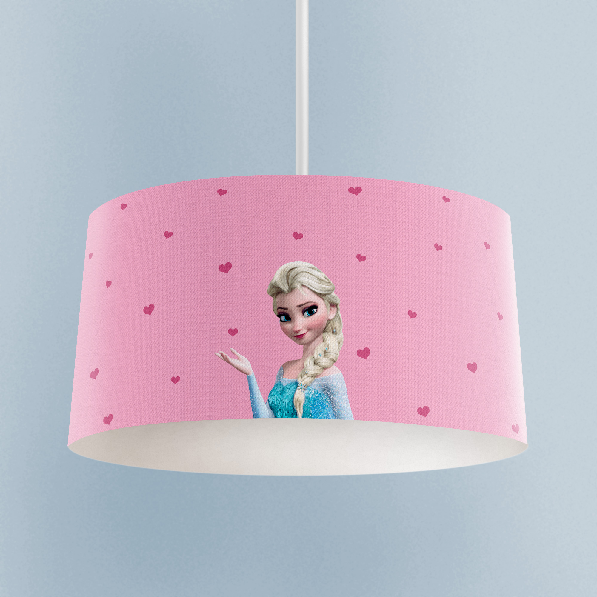 MEKTA%20HOME%20BEBEK%20VE%20ÇOCUK%20ODASI%20Pembe%20Elsa%20Desenli%20Avize