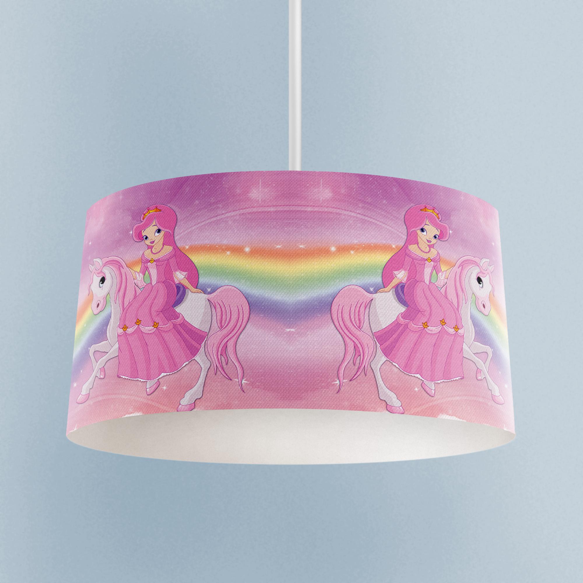 MEKTA%20HOME%20BEBEK%20VE%20ÇOCUK%20ODASI%20Gökuşağı%20ve%20Unicorn%20Desenli%20Avize