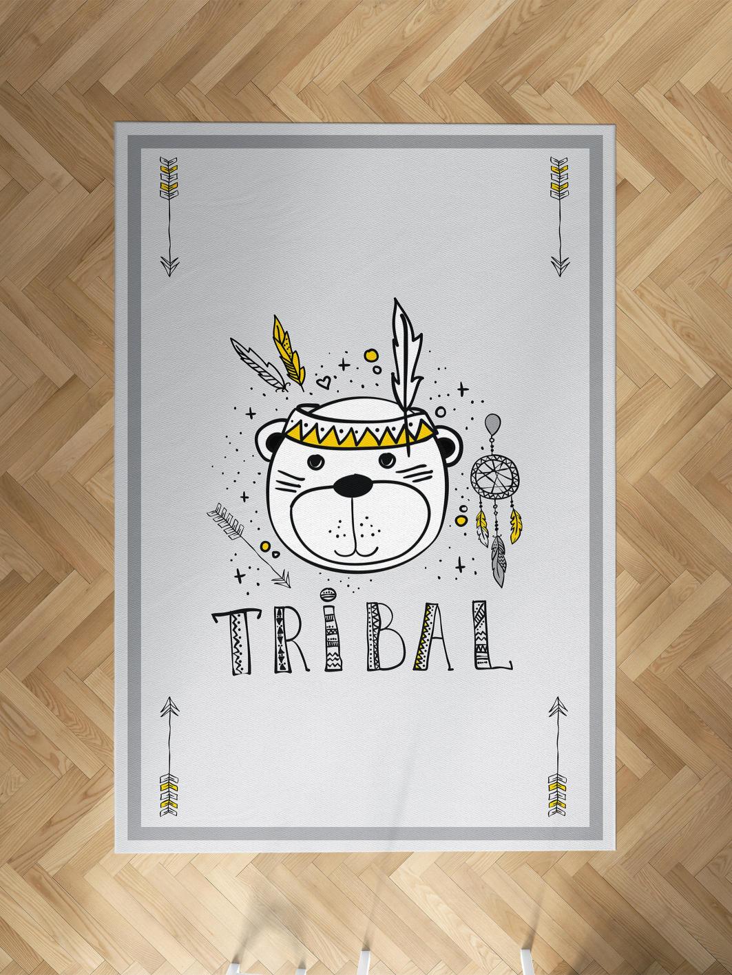 MEKTA%20HOME%20BEBEK%20VE%20ÇOCUK%20ODASI%20Tribal%20Desenli%20Halı