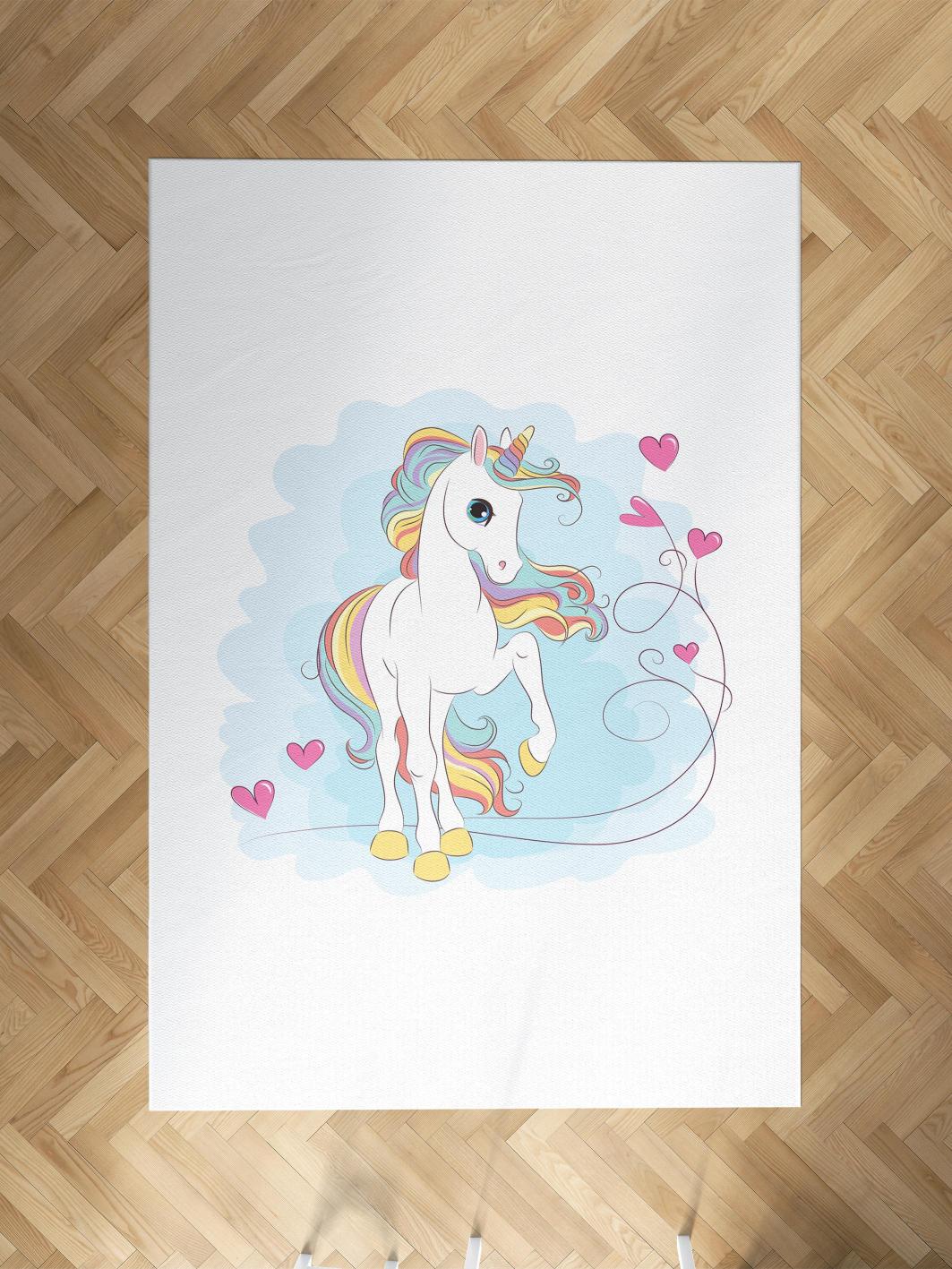 MEKTA%20HOME%20BEBEK%20VE%20ÇOCUK%20ODASI%20Kalpli%20Unicorn%20Desenli%20Halı