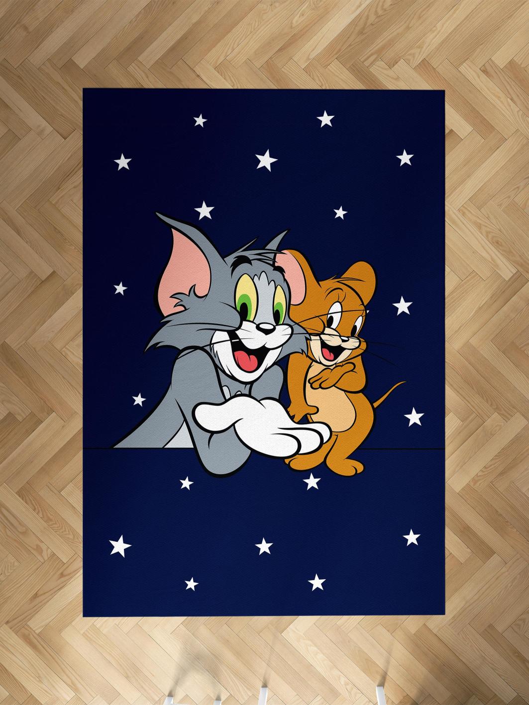 MEKTA%20HOME%20BEBEK%20VE%20ÇOCUK%20ODASI%20Tom%20ve%20Jery%20Desenli%20Halı