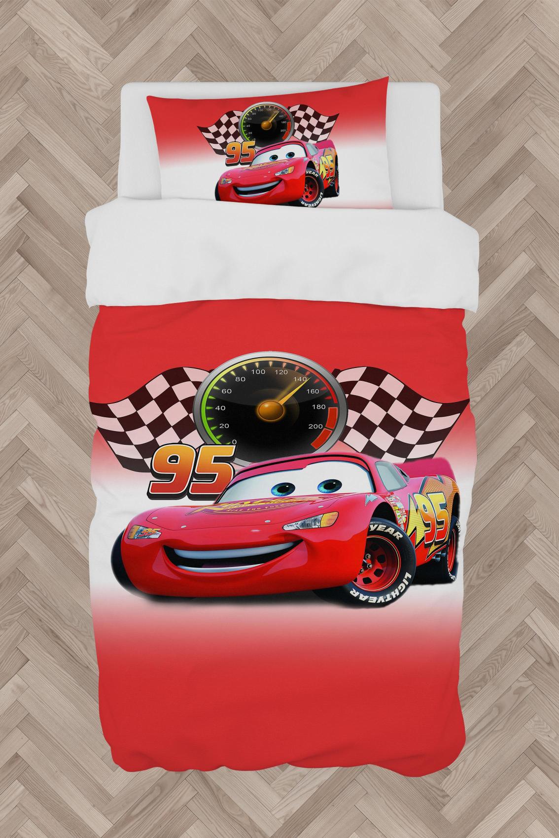 MEKTA%20HOME%20BEBEK%20VE%20ÇOCUK%20ODASI%20McQueen%20Desenli%20Nevresim%20Takımı