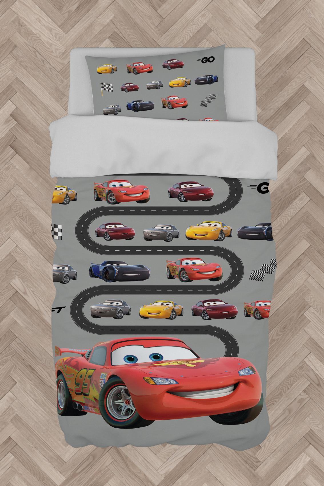 MEKTA%20HOME%20BEBEK%20VE%20ÇOCUK%20ODASI%20McQueen%20ve%20Yol%20Desenli%20Nevresim%20Takımı