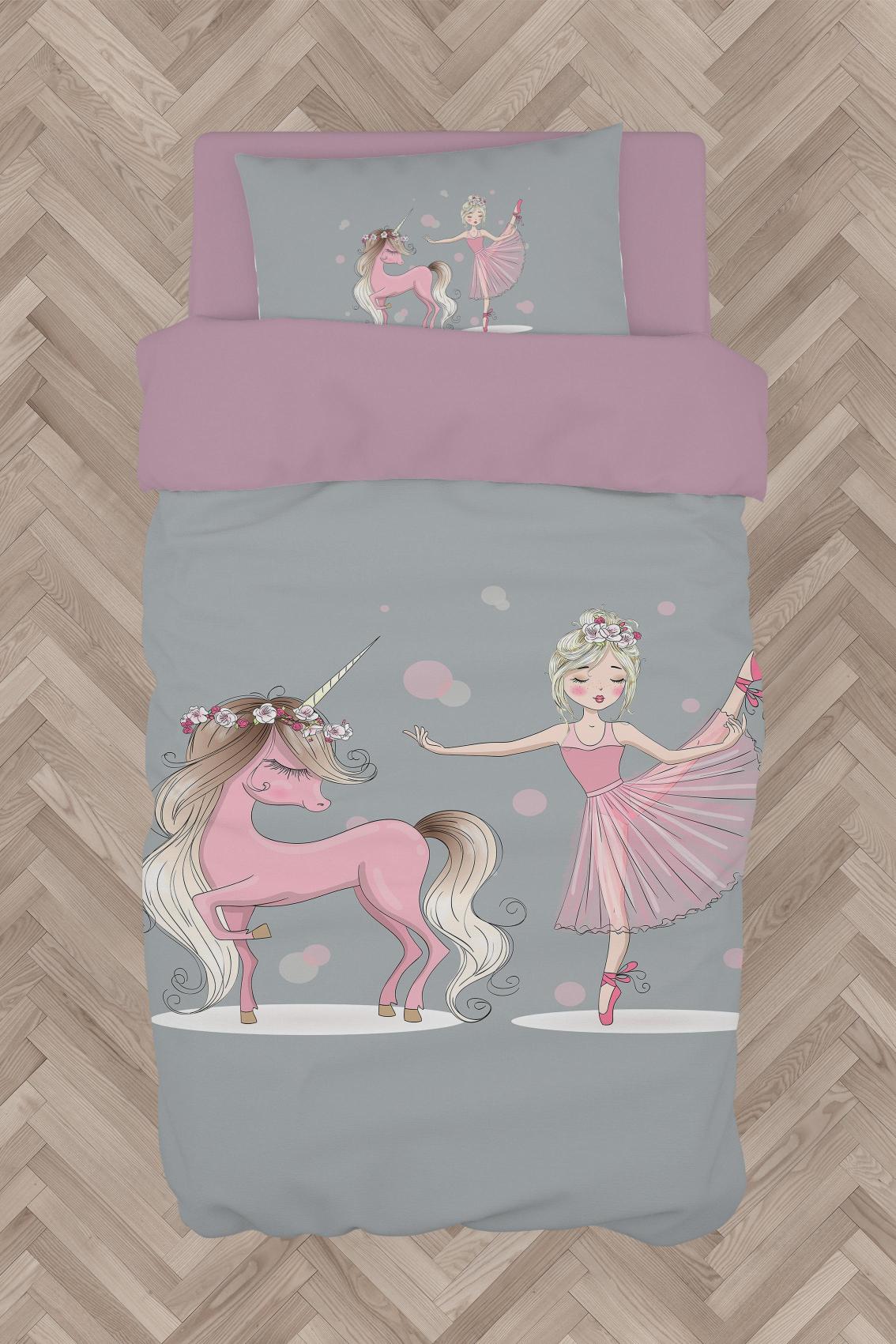 MEKTA%20HOME%20BEBEK%20VE%20ÇOCUK%20ODASI%20Pembe%20Unicorn%20ve%20Kız%20Desenli%20Nevresim%20Takımı