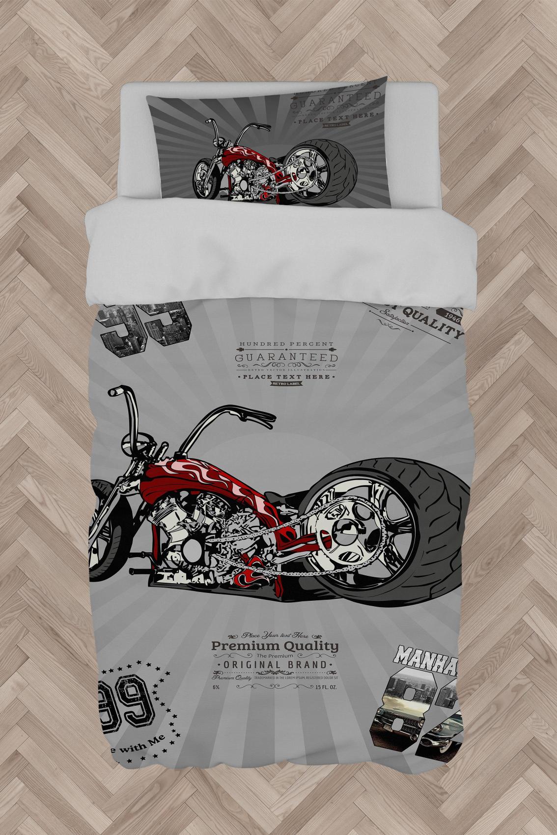 MEKTA%20HOME%20BEBEK%20VE%20ÇOCUK%20ODASI%20Motor%20Desenli%20Nevresim%20Takımı