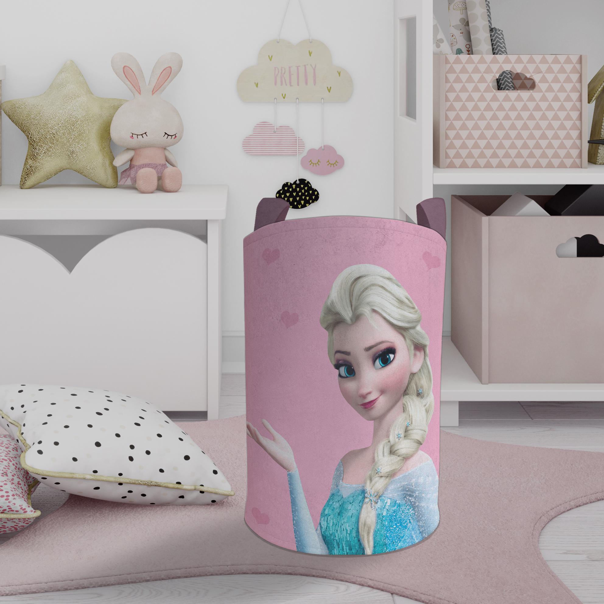 MEKTA%20HOME%20BEBEK%20VE%20ÇOCUK%20ODASI%20Pembe%20Elsa%20Desenli%20Oyuncak%20Sepeti