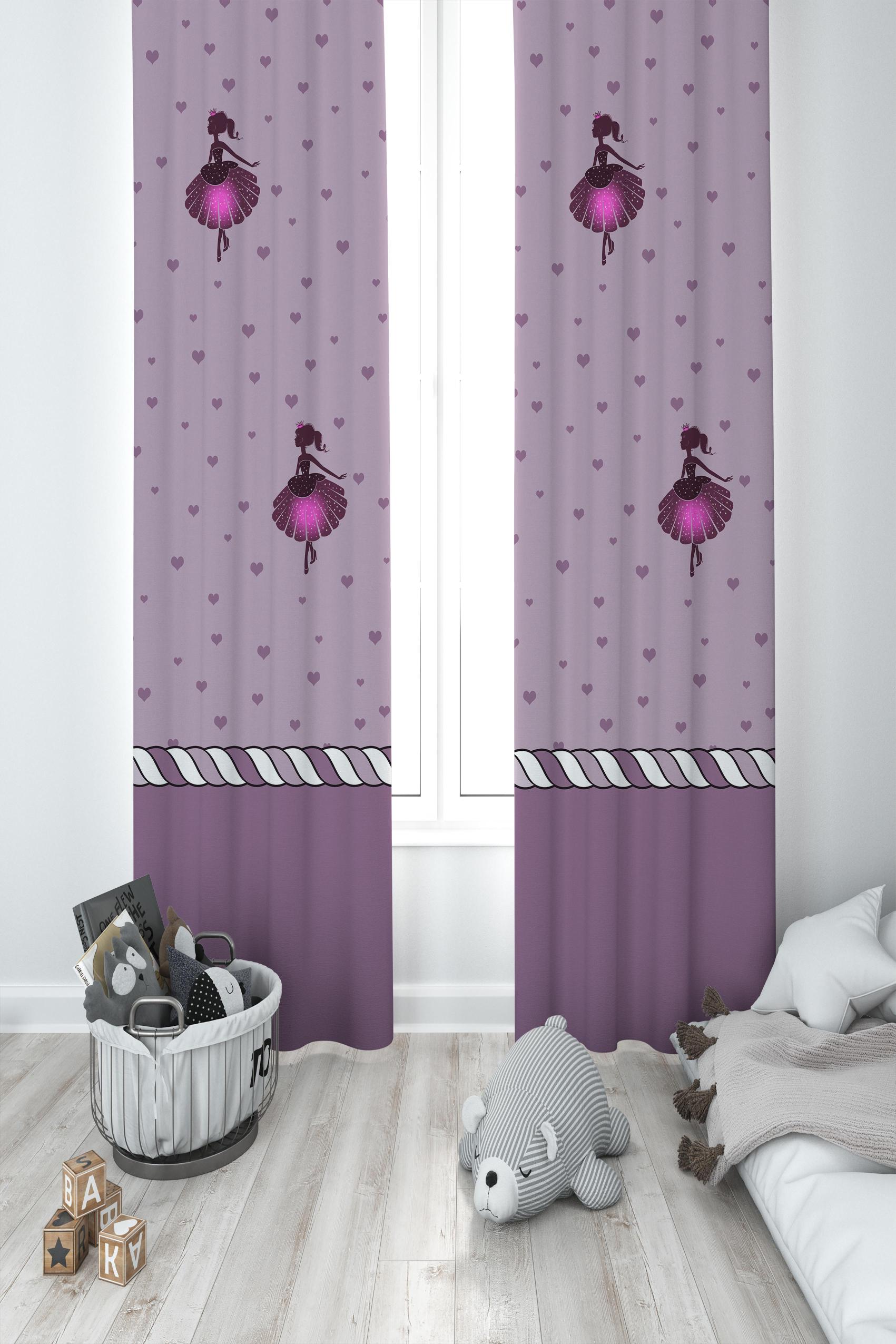 MEKTA%20HOME%20BEBEK%20VE%20ÇOCUK%20ODASI%20Çizgili%20Kalpli%20Prenses%20Kız%20Desenli%202%20Kanat%20Fon%20Perde