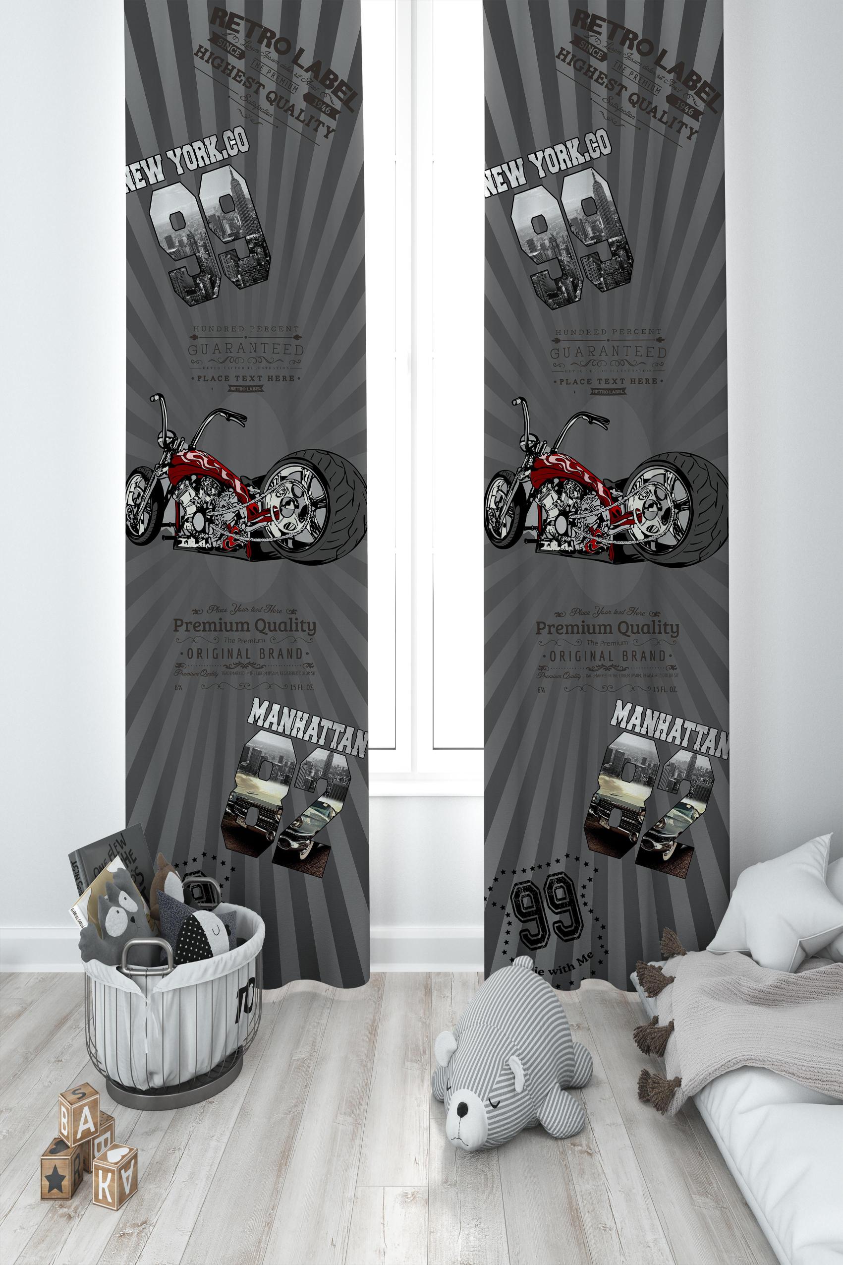 MEKTA%20HOME%20BEBEK%20VE%20ÇOCUK%20ODASI%20Motor%20Desenli%202%20Kanat%20Fon%20Perde