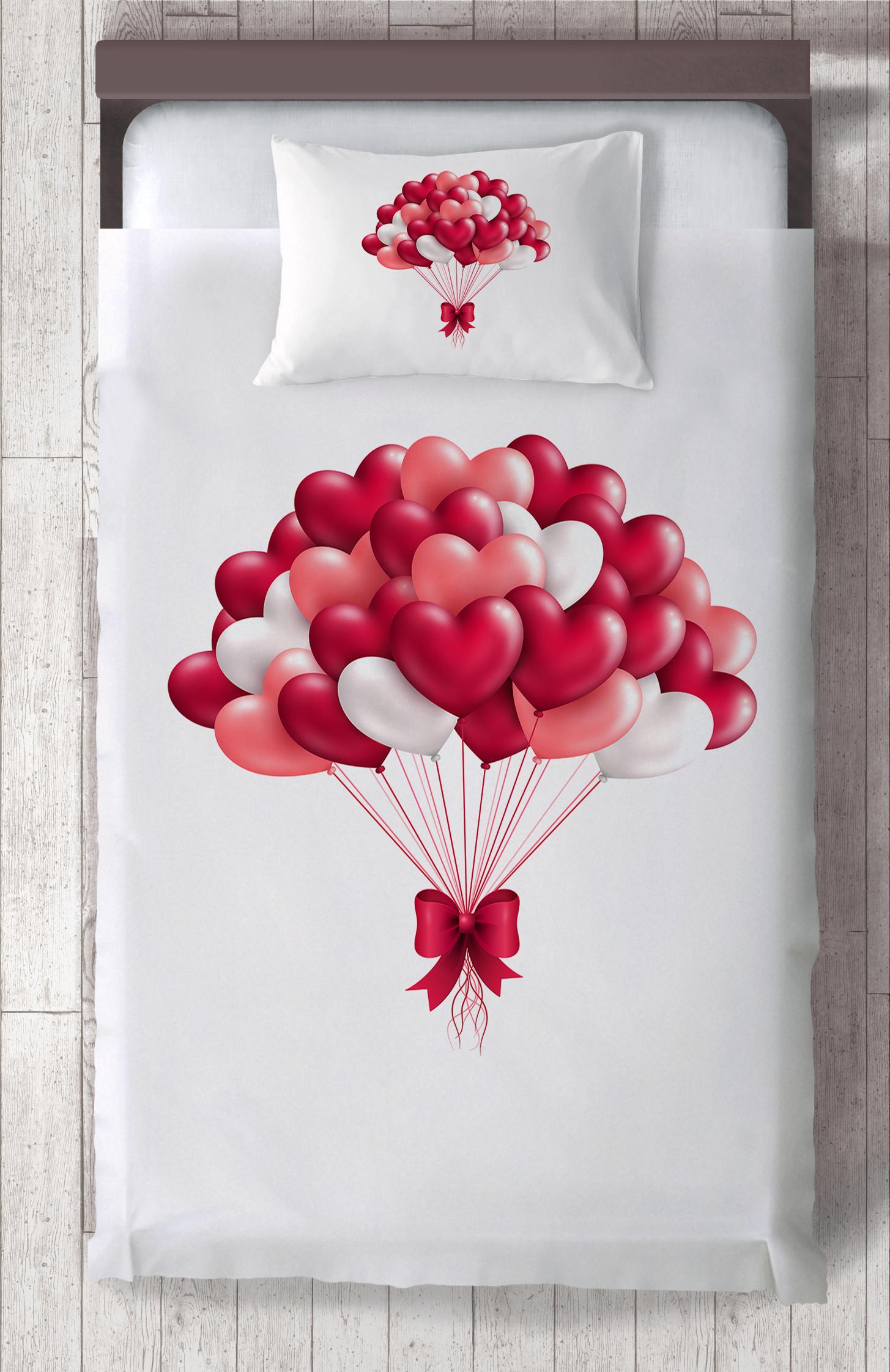 MEKTA%20HOME%20BEBEK%20VE%20ÇOCUK%20ODASI%20Fiyonklu%20Kalpli%20Balon%20Desenli%20Yatak%20Örtüsü