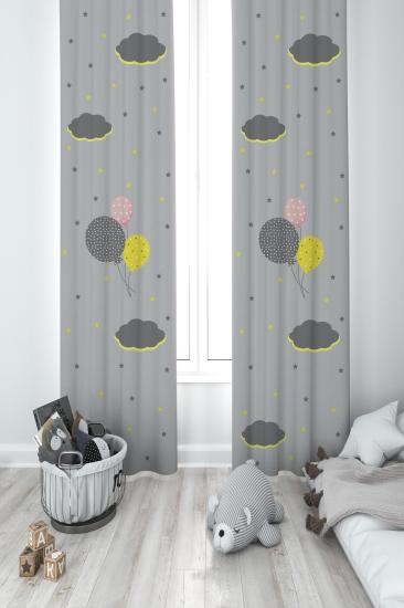 MEKTA HOME ÇOCUK ODASI FON PERDESİ