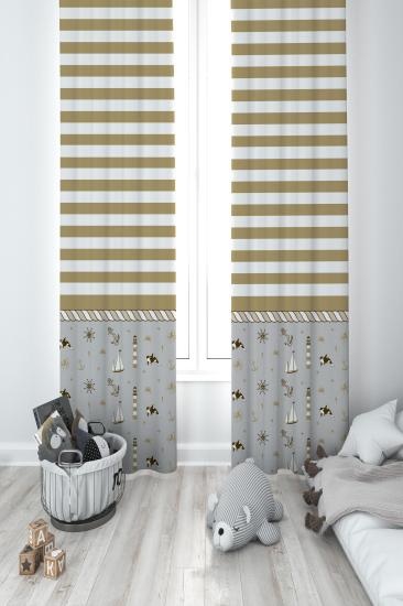 MEKTA HOME ÇOCUK ODASI FON PERDESİ
