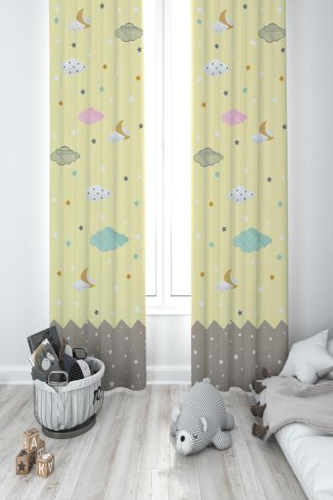MEKTA HOME ÇOCUK ODASI FON PERDESİ