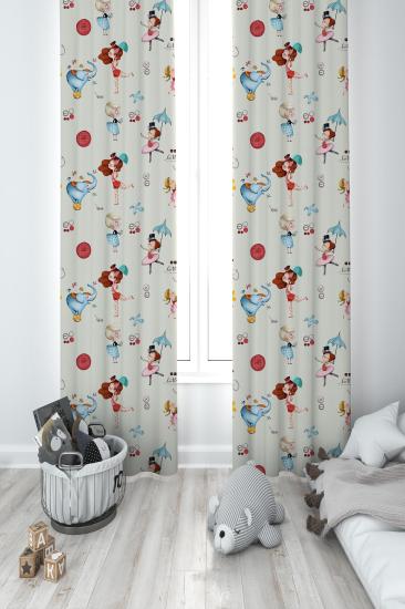 MEKTA HOME ÇOCUK ODASI FON PERDESİ