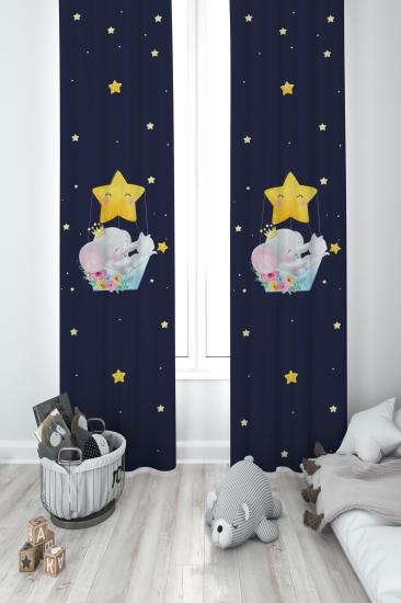 MEKTA HOME ÇOCUK ODASI FON PERDESİ