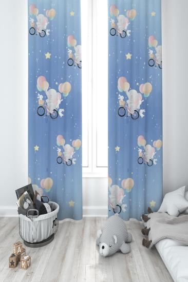 MEKTA HOME ÇOCUK ODASI FON PERDESİ