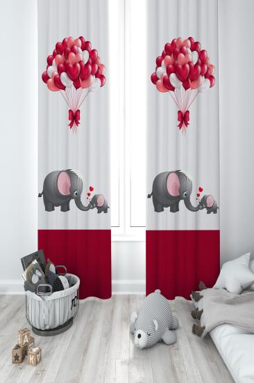 MEKTA HOME ÇOCUK ODASI FON PERDESİ