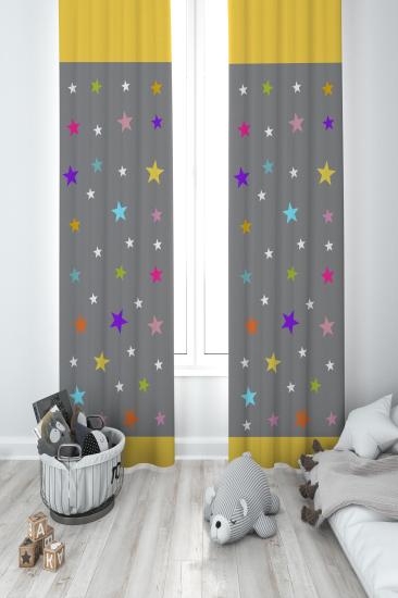 MEKTA HOME ÇOCUK ODASI FON PERDESİ