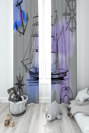 MEKTA HOME ÇOCUK ODASI FON PERDESİ