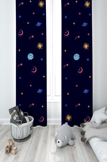 MEKTA HOME ÇOCUK ODASI FON PERDESİ
