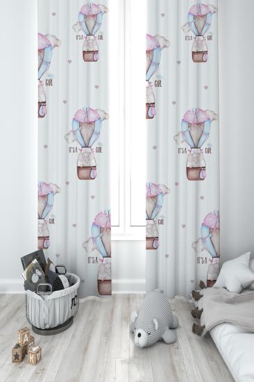 MEKTA HOME ÇOCUK ODASI FON PERDESİ