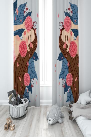 MEKTA HOME ÇOCUK ODASI FON PERDESİ