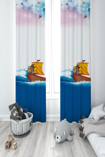 MEKTA HOME ÇOCUK ODASI FON PERDESİ