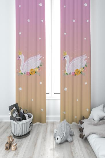 MEKTA HOME ÇOCUK ODASI FON PERDESİ