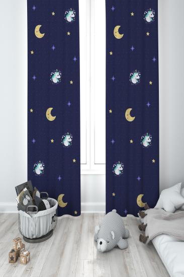 MEKTA HOME ÇOCUK ODASI FON PERDESİ