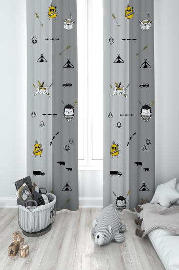 MEKTA HOME ÇOCUK ODASI FON PERDESİ