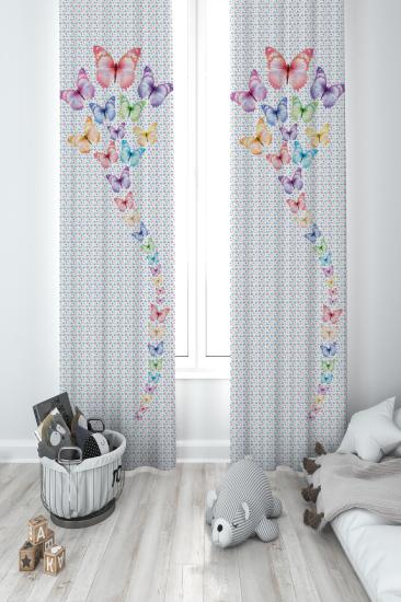 MEKTA HOME ÇOCUK ODASI FON PERDESİ