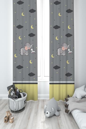 MEKTA HOME ÇOCUK ODASI FON PERDESİ