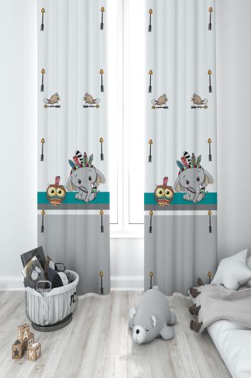 MEKTA HOME ÇOCUK ODASI FON PERDESİ
