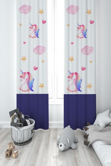 MEKTA HOME ÇOCUK ODASI FON PERDESİ
