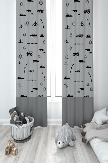 MEKTA HOME ÇOCUK ODASI FON PERDESİ