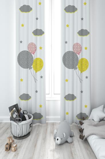 MEKTA HOME ÇOCUK ODASI FON PERDESİ