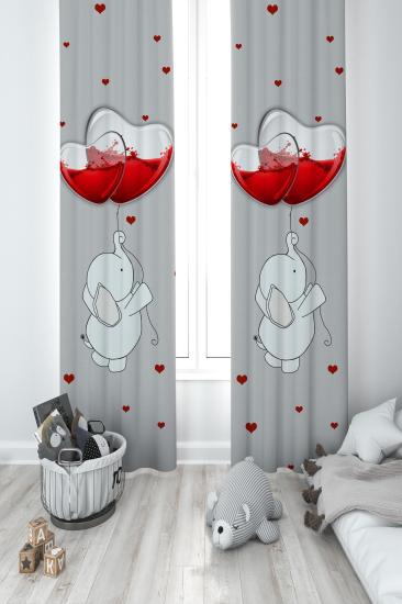 MEKTA HOME ÇOCUK ODASI FON PERDESİ