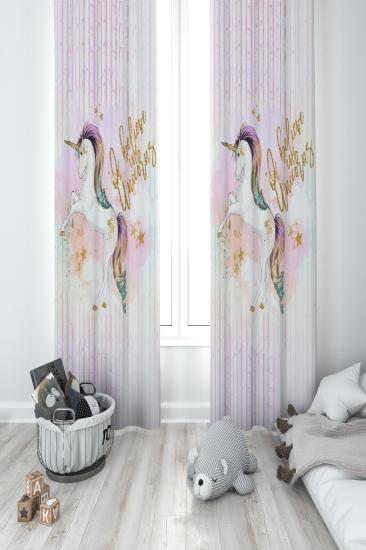 MEKTA HOME ÇOCUK ODASI FON PERDESİ