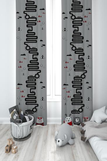 MEKTA HOME ÇOCUK ODASI FON PERDESİ
