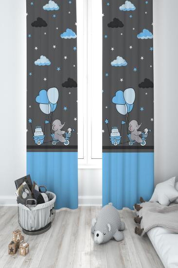 MEKTA HOME ÇOCUK ODASI FON PERDESİ
