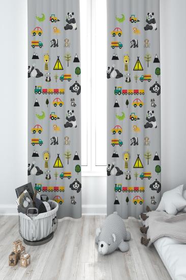 MEKTA HOME ÇOCUK ODASI FON PERDESİ