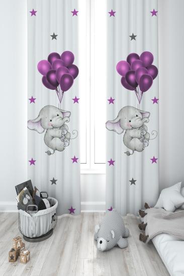 MEKTA HOME ÇOCUK ODASI FON PERDESİ