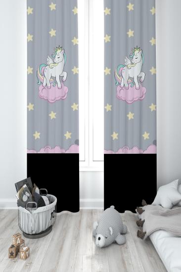 MEKTA HOME ÇOCUK ODASI FON PERDESİ