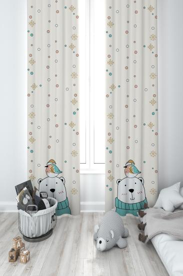 MEKTA HOME ÇOCUK ODASI FON PERDESİ