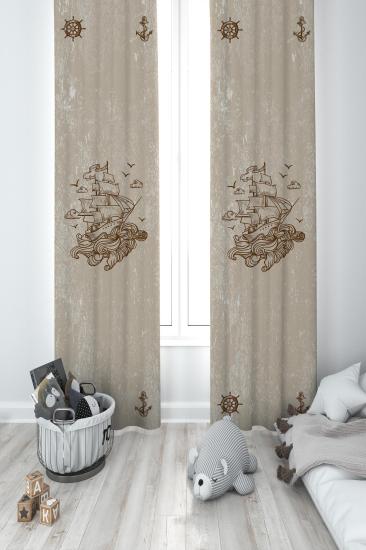 MEKTA HOME ÇOCUK ODASI FON PERDESİ