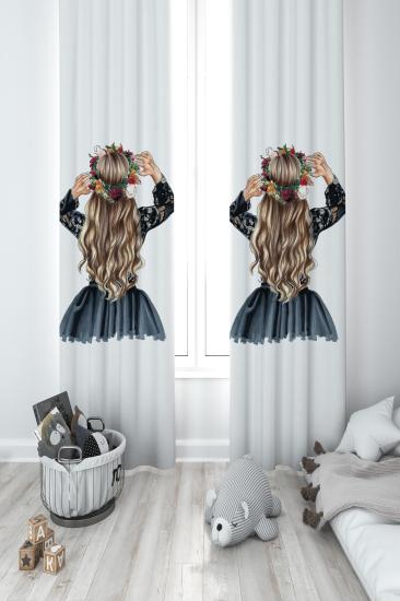 MEKTA HOME ÇOCUK ODASI FON PERDESİ